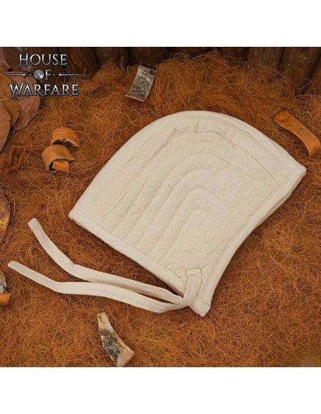 Crespina medieval acolchoada, cor...