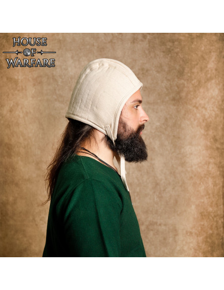 Crespina medieval acolchoada, cor...