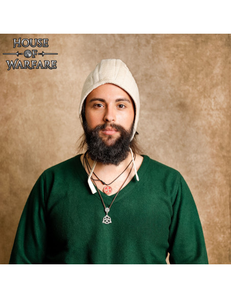 Crespina medieval acolchoada, cor...