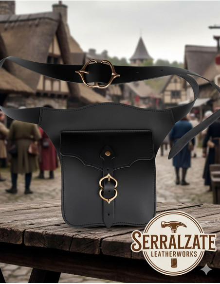 Bolsa tiracolo medieval do viajante...