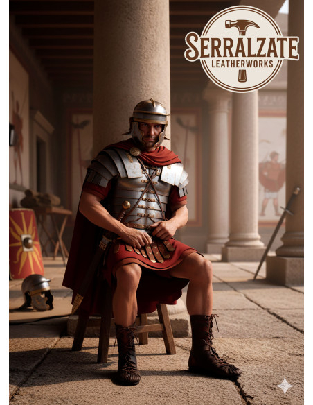 Sandálias ou botas de legionário...