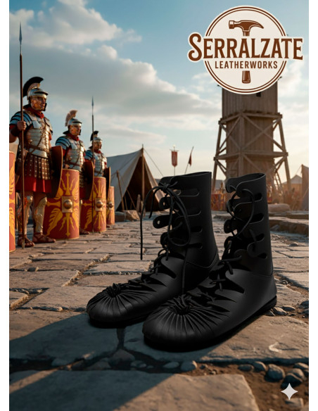 Botas ou sandálias de legionário...