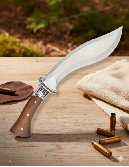 Faca de caça SCK tipo kukri (33,5 cm). Faca de caça SCK tipo kukri (33,5 cm).