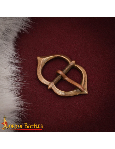 Fivela medieval para cinto em bronze...