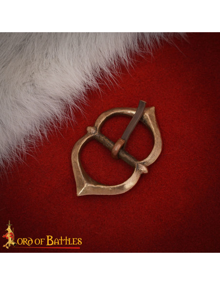 Fivela medieval para cinto em bronze...