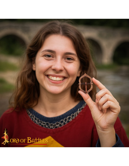 Fivela medieval para cinto em bronze...