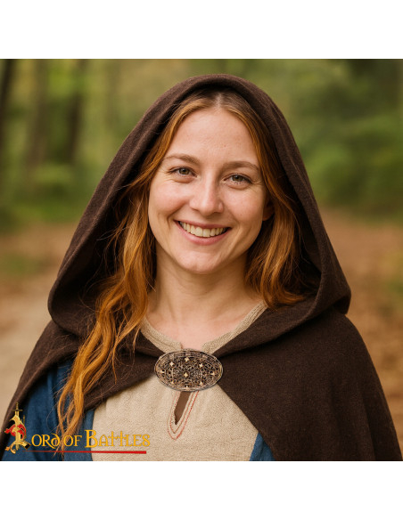 Broche viking oval do século IX em...