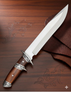 Faca de caça SCK com capa de nylon (33,7 cm). 2