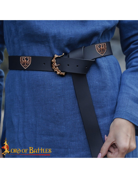 Sete insígnias medievais modelo águia...