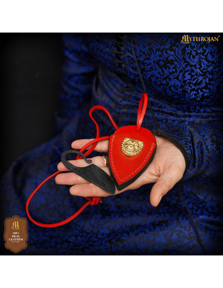 Faca celta forjada à mão com bainha...