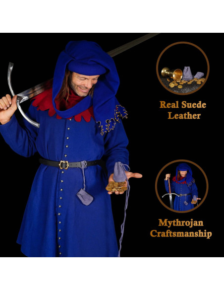 Kit 2 bolsas limosneras medievais em...