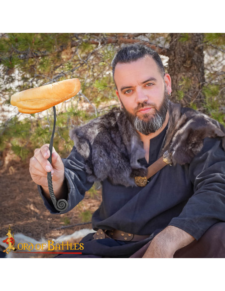 Garfo viking em ferro forjado à mão...