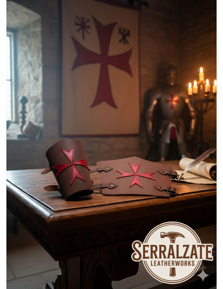 Pulseiras templárias Cruz das Oito...