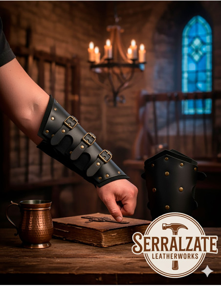 Pulseiras medievais Badulf de três...