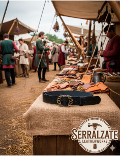 Cinto Medieval Basilio - Preto 2