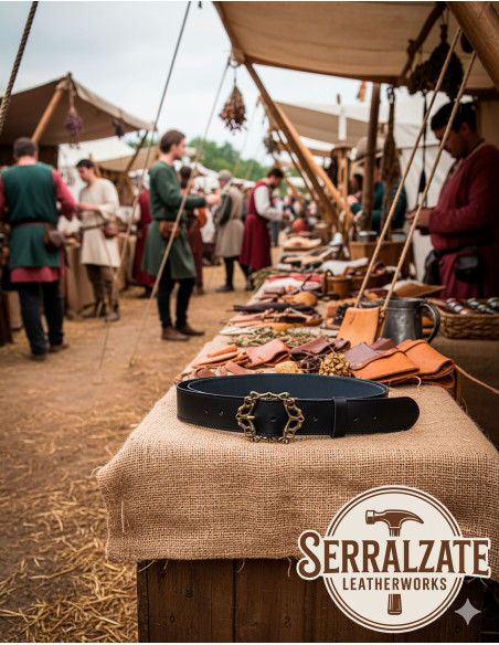 Cinto Medieval Basilio - Preto