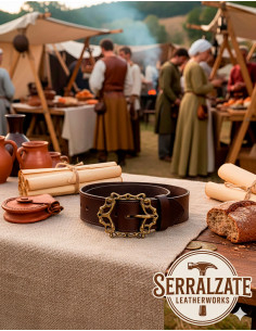 Cinto Medieval Basilio - Marrom escuro