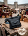 Bolsa medieval Vagabundo, tipo pochete, com zíper