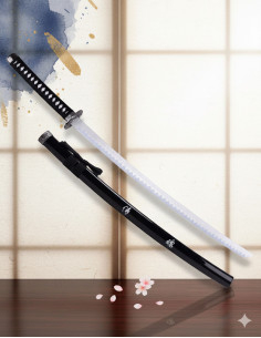 Katana decorativa tsuba Dragão Chinês, lâmina de bambu... 2