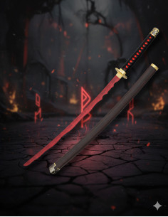 Katana decorativa Rivers of Blood, Elden Rings