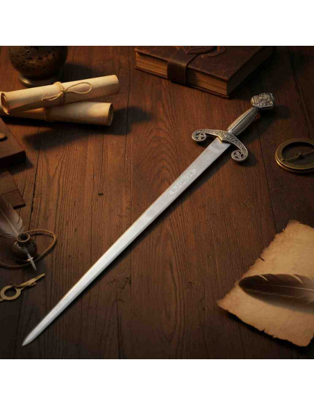 Alfonso X espada rústica, costelas de...