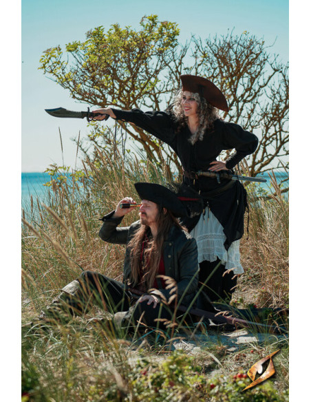 Faca Bowie pirata para LARP (45 cm.)