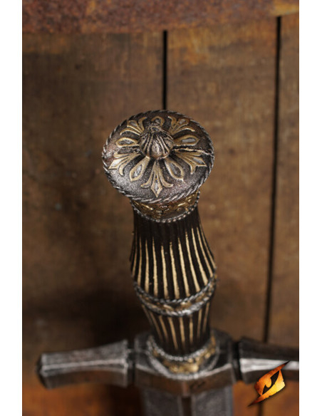 Adaga medieval pirata para LARP, cabo...