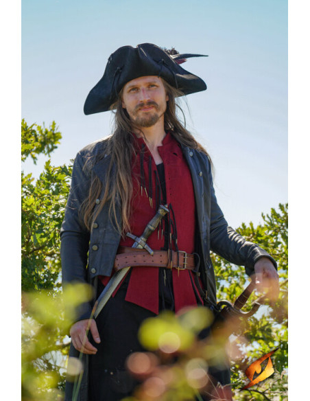 Adaga medieval pirata para LARP, cabo...