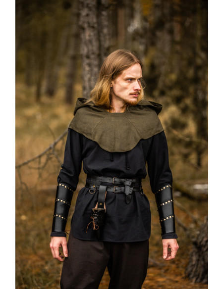 Gugel medieval em linho modelo...