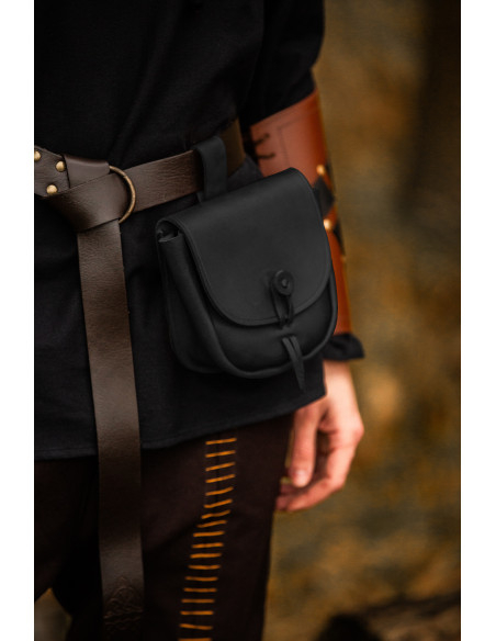 Bolsa medieval de couro modelo Tilo,...
