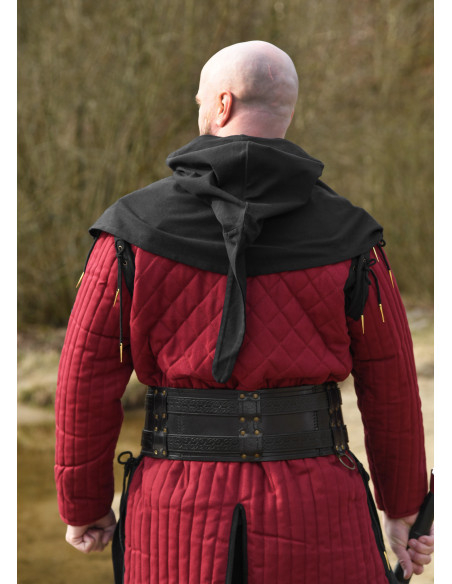 Cachecol medieval com capuz de...