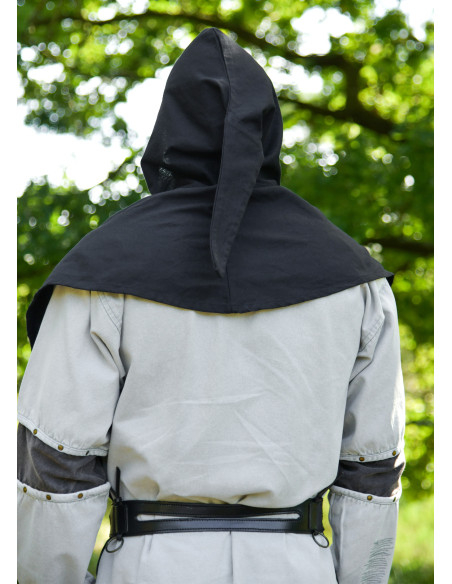 Cachecol medieval com capuz de...