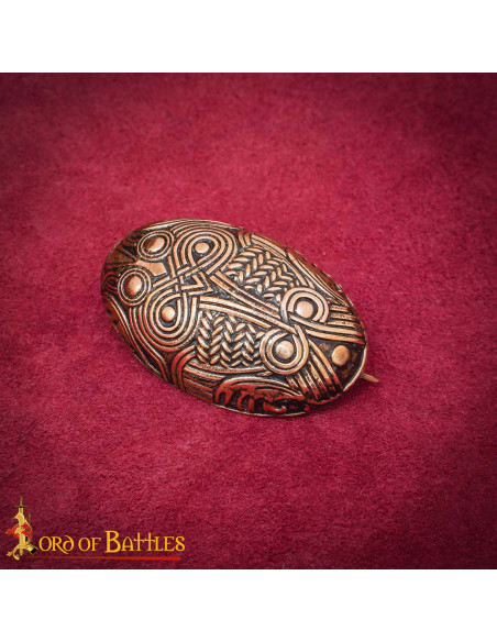 Broche medieval viking de tartaruga...