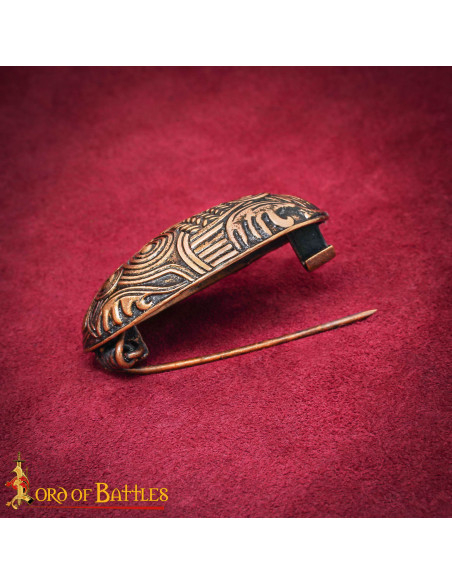 Broche medieval viking de tartaruga...