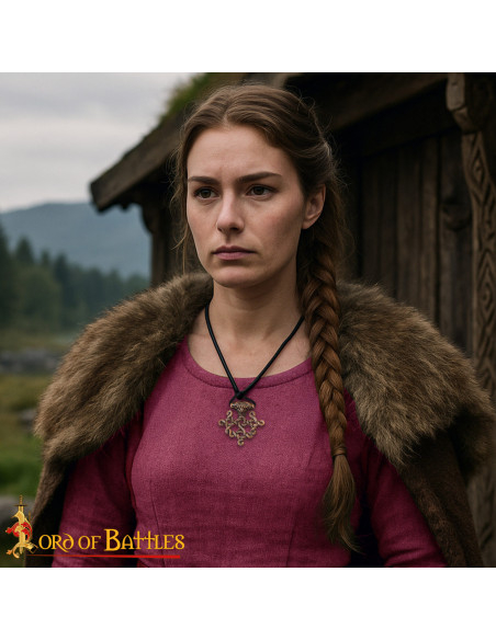 Pingente viking S. IX em bronze,...