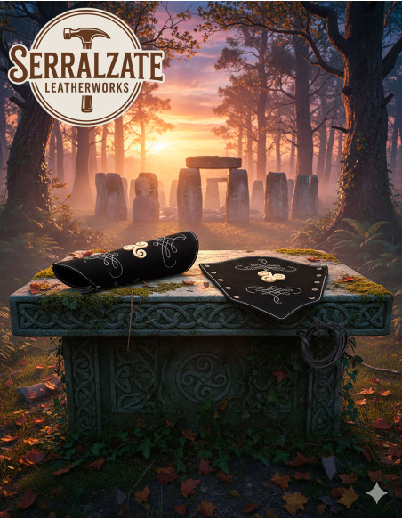 Brazaletes arqueiro couro camurça...