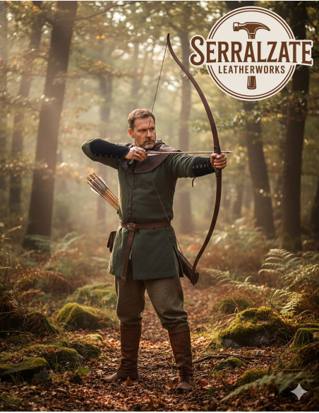 Braceletes de arqueiro Silvano em...