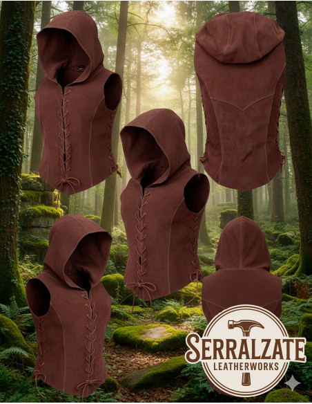 Colete Arqueira medieval para mulher...