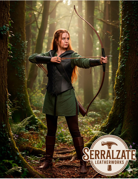 Colete sombra medieval para mulher em...