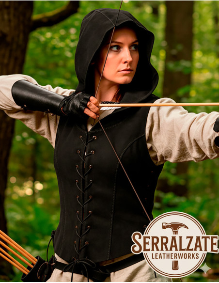 Colete sombra medieval para mulher em...