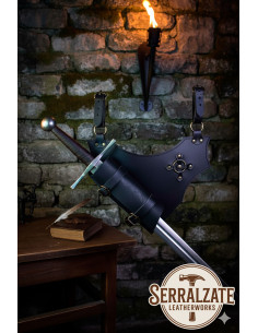 Tahalí de couro para espadas modelo Fernando 2