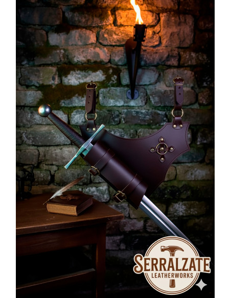 Tahalí de couro para espadas modelo...
