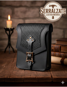 Bolsa transversal medieval de couro modelo Jabardo, cor...