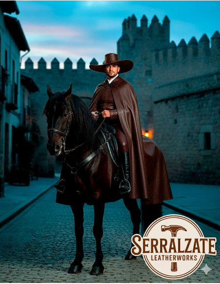 Chapéu medieval de couro Deluxe...