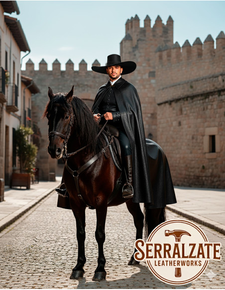 Chapéu medieval de couro Deluxe...