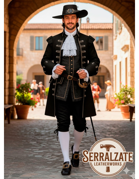 Chapéu medieval de couro Deluxe...