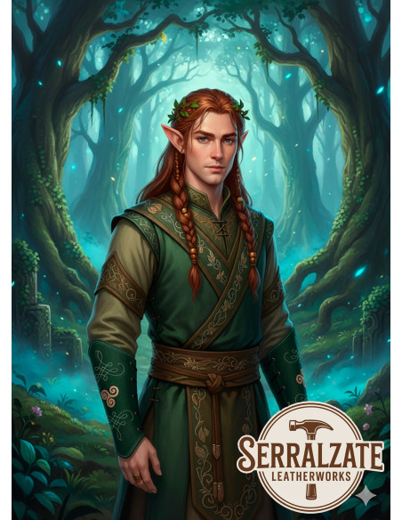 Pulseiras arqueiro de couro camurça...