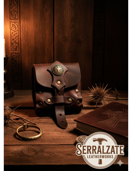 Bolsa de lodo do Druida em marrom escuro