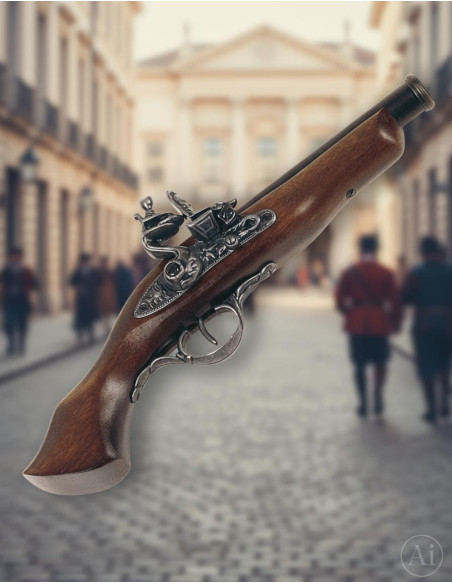 Pistola de pederneira Brescia século...