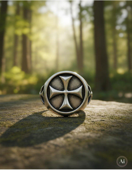 Anel Cruz Templária